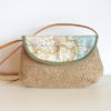 Dos Woman clutch jute map